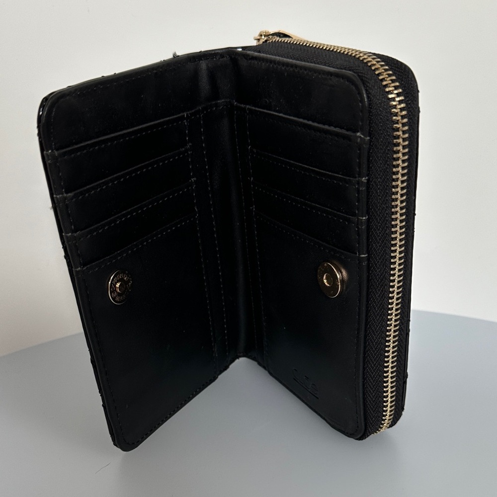 Cleo Glossy Black Patent leather Clutch - Picture 5 of 8